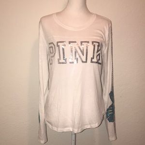 Victoria's Secret Pink Bling T-Shirt Long Sleeve